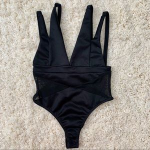 Nwot Nastygal black bodysuit size 2/small